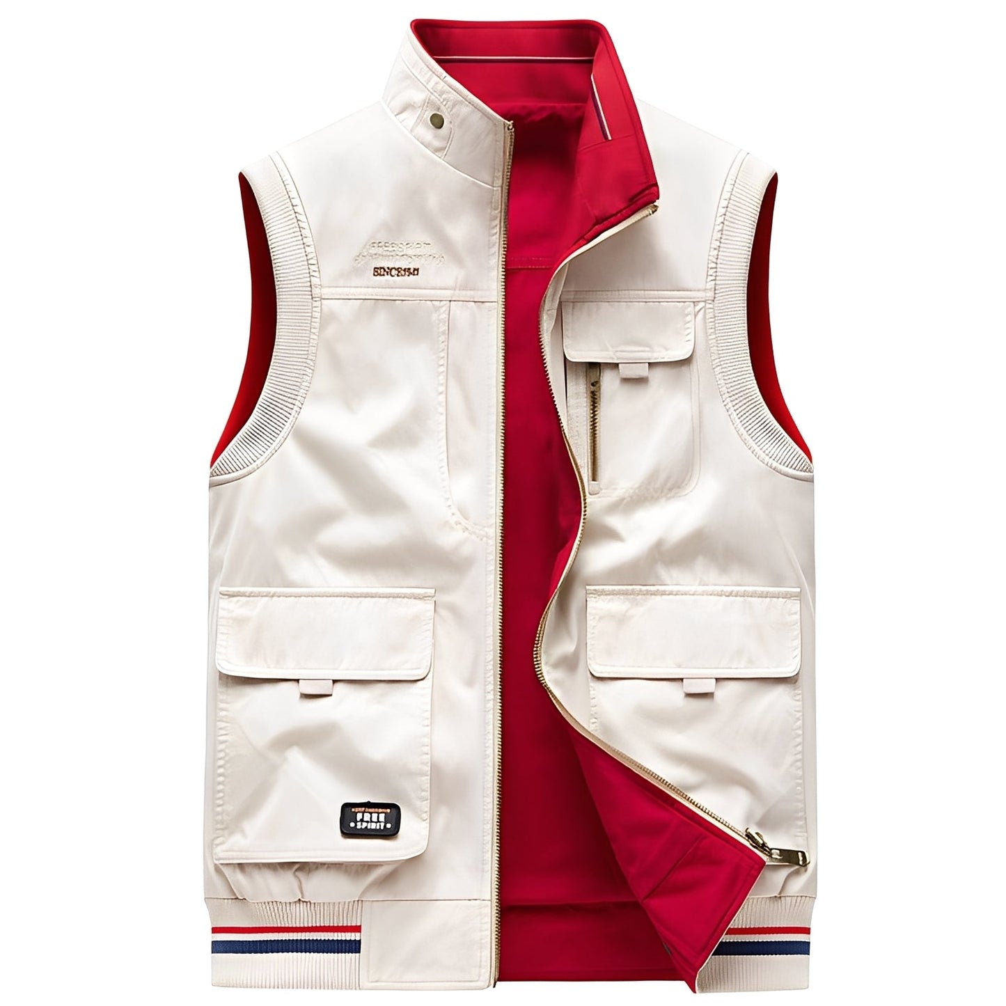 Géraud - Luksusowa męska kamizelka z wieloma kieszeniami