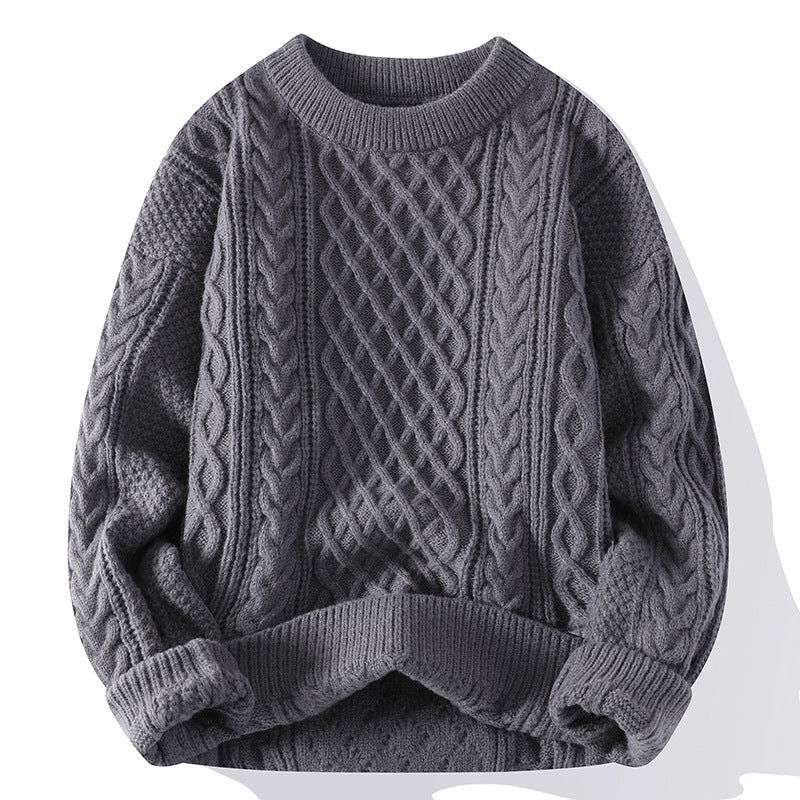 Griffin - Stylowy, lekko dziergany sweter dla mężczyzn