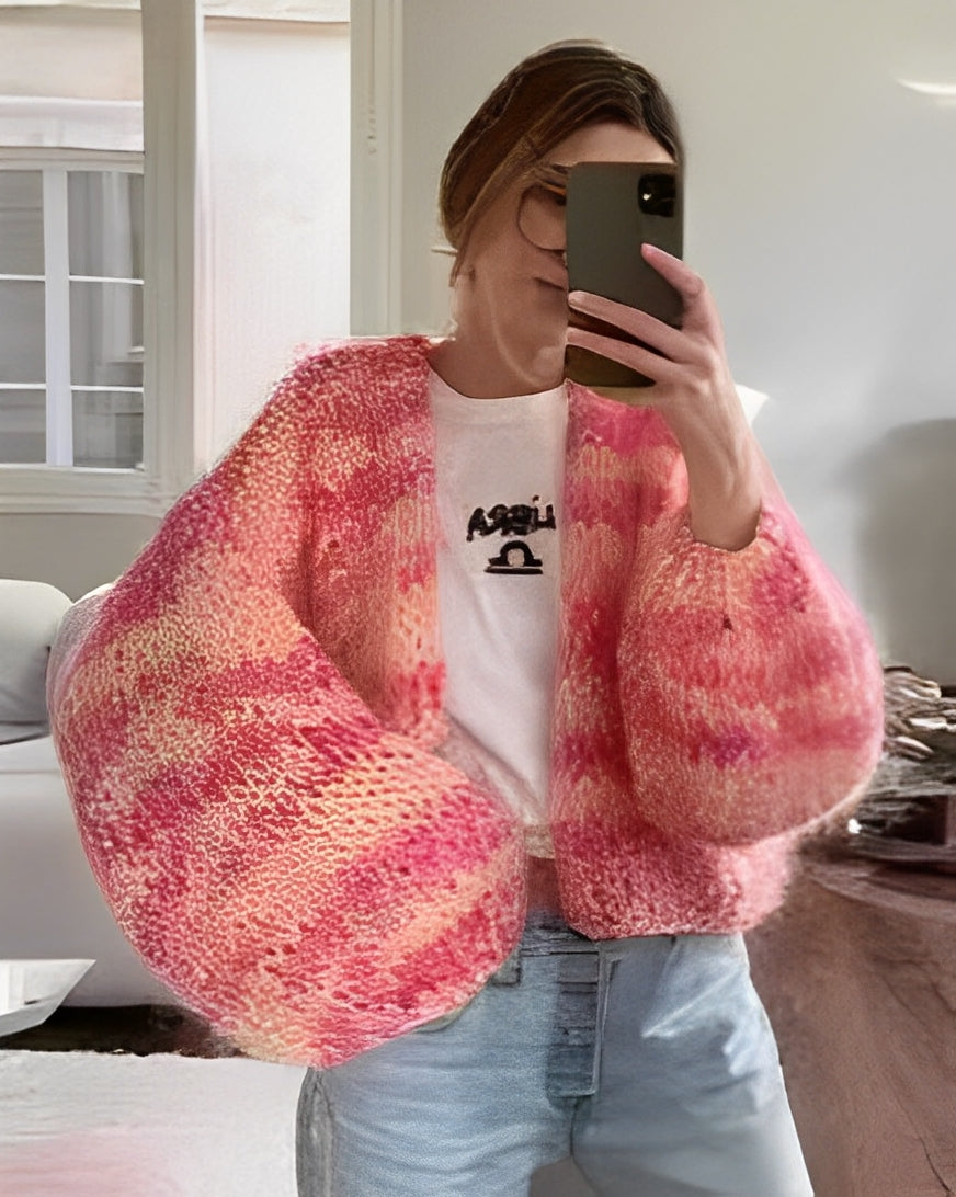Marlee - Kobiecy sweter w kolorowe paski