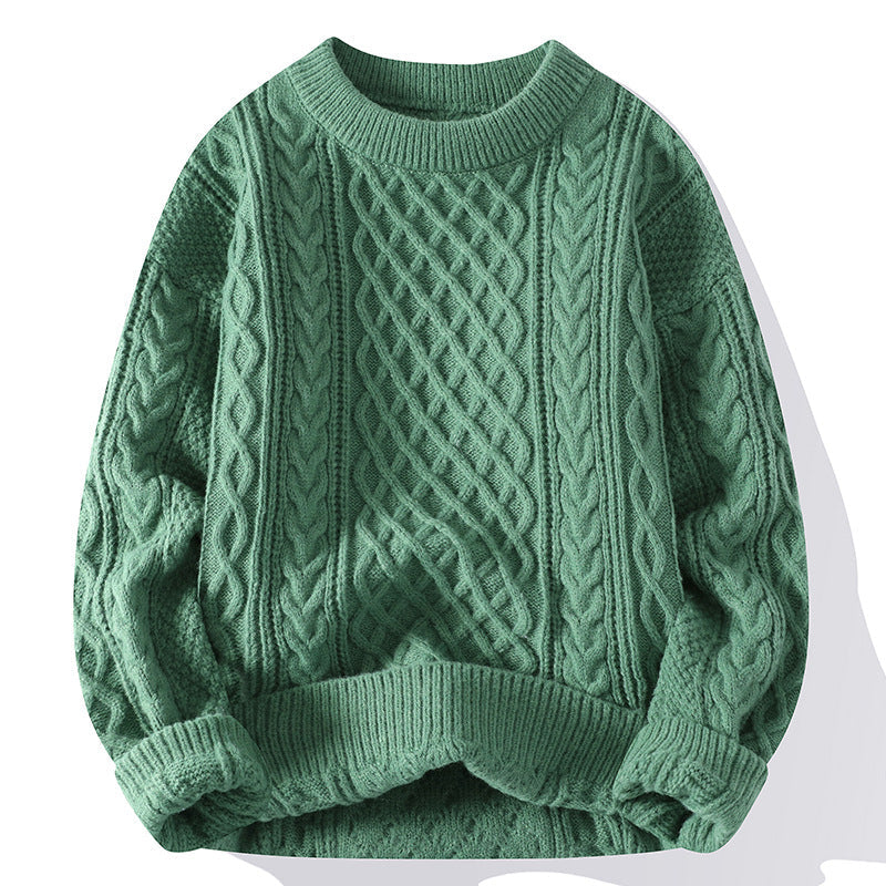 Griffin - Stylowy, lekko dziergany sweter dla mężczyzn