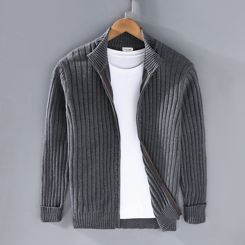 Brant - Luźny sweter męski z bawełny