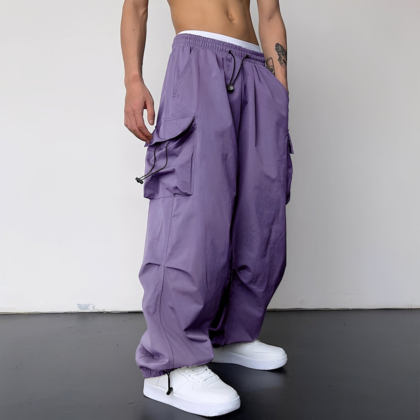 Kaleb - Modne Baggy-Cargohose dla Panów