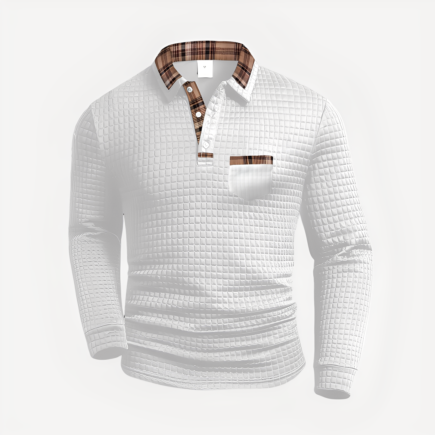 Morris - Stylowa męska koszulka polo z długimi rękawami