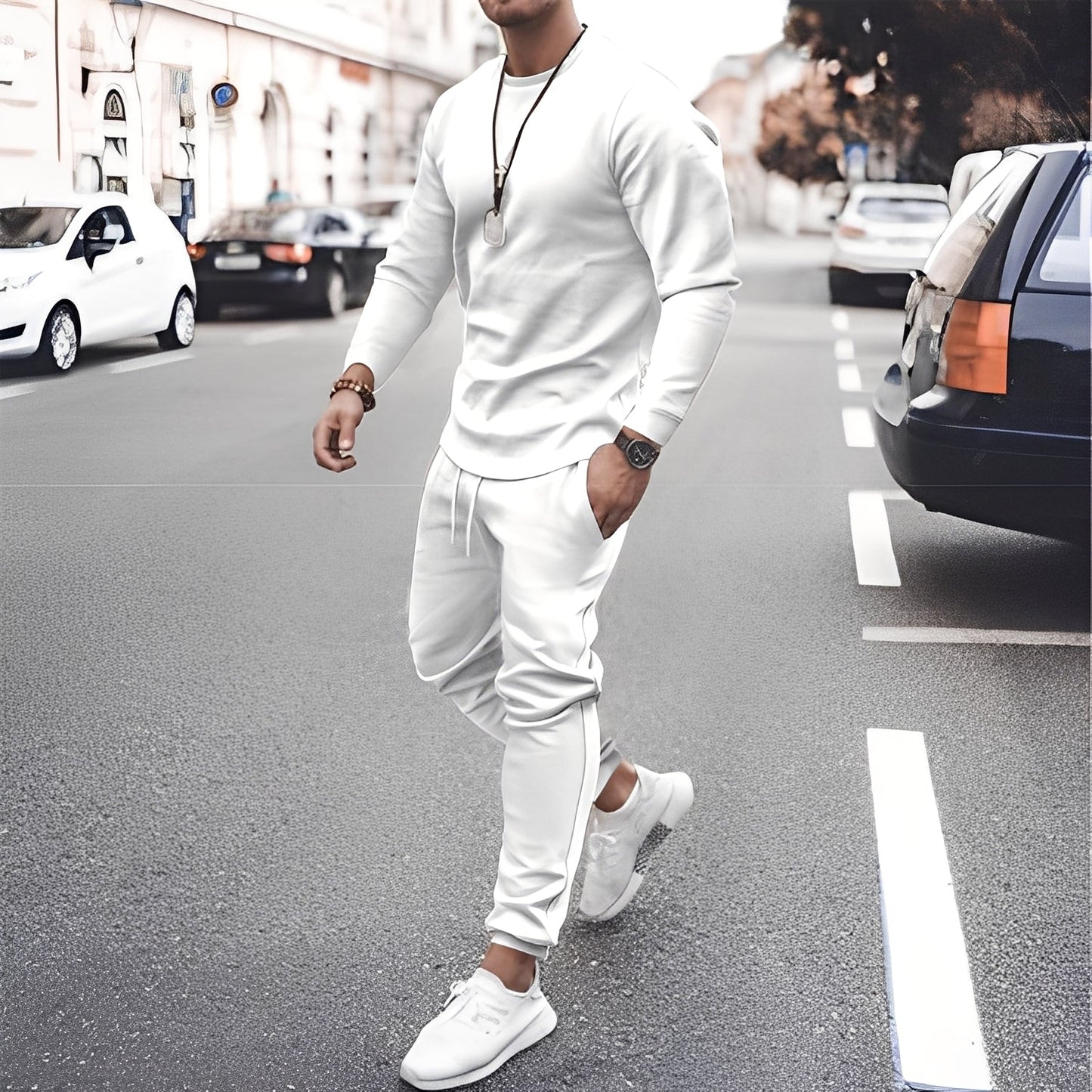 Dwayne - Modny męski zestaw dresowy
