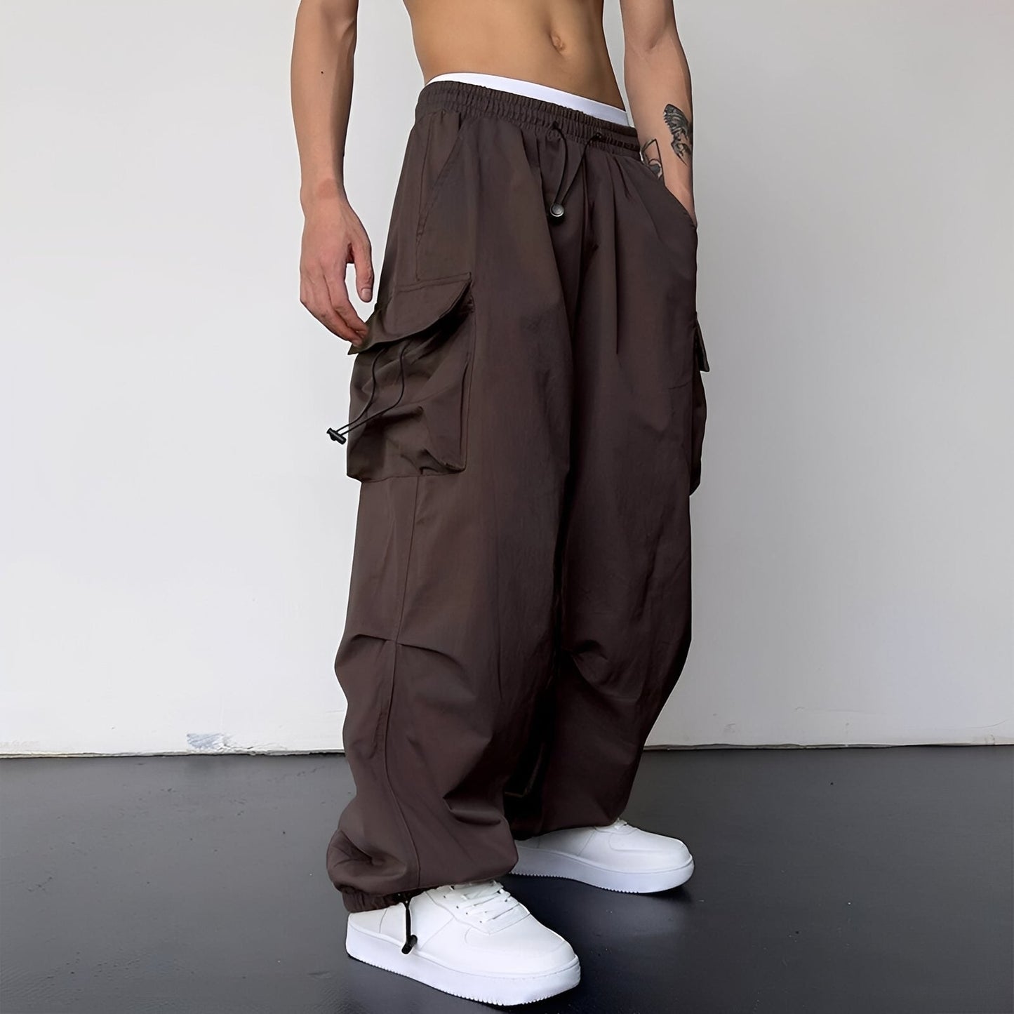Kaleb - Modne Baggy-Cargohose dla Panów