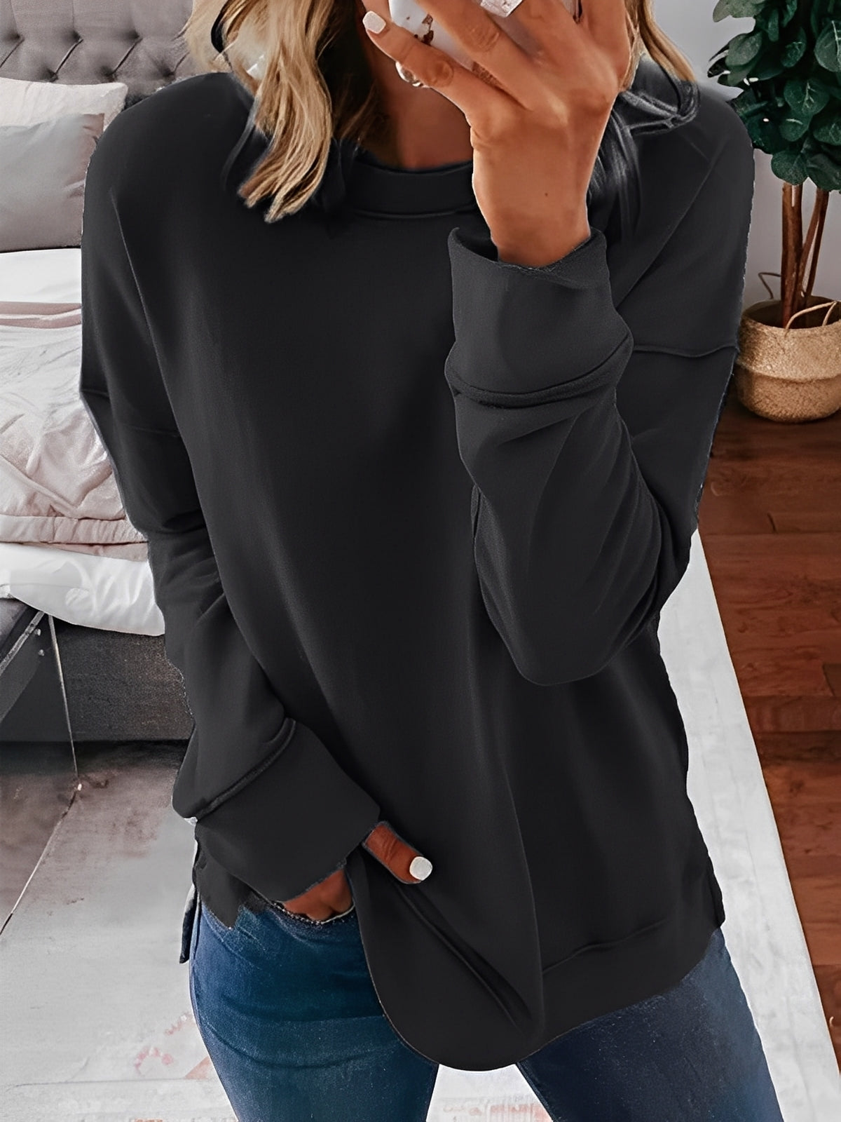 Charnette - Luźny Sweter w Stylu Retro dla Kobiet