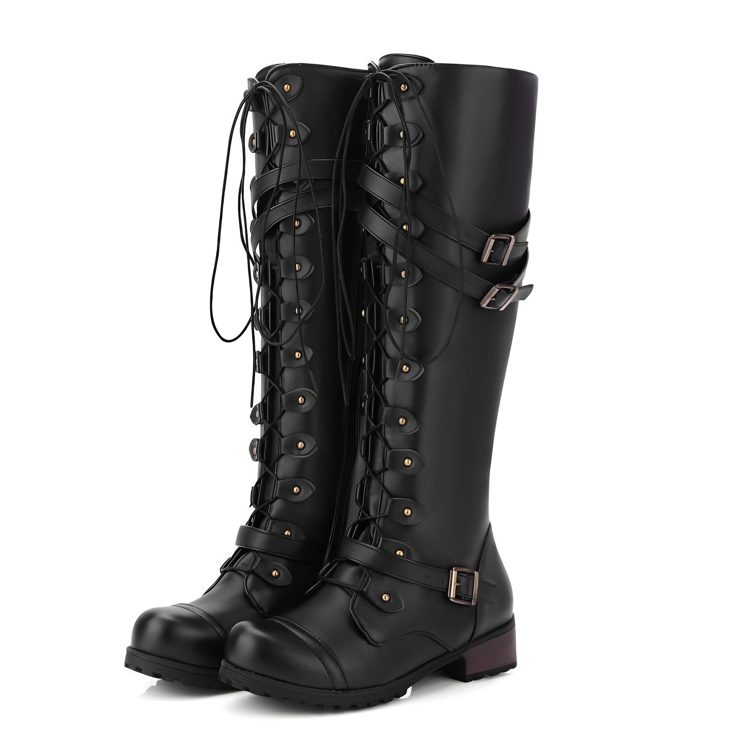 Alicia - Klasyczne damskie buty jeździeckie z zapięciem