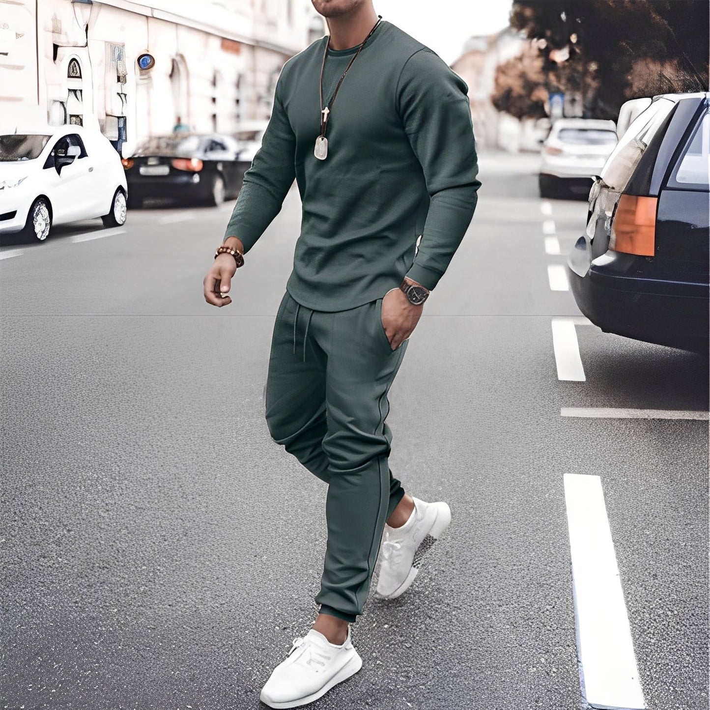 Dwayne - Modny męski zestaw dresowy