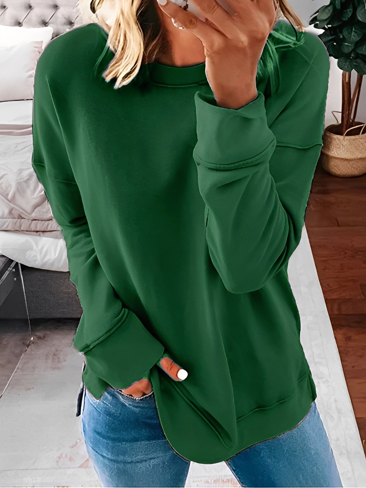 Charnette - Luźny Sweter w Stylu Retro dla Kobiet