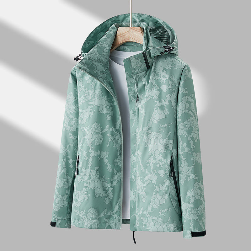 Daly - Unisex-Wiatrówka z Nadrukiem