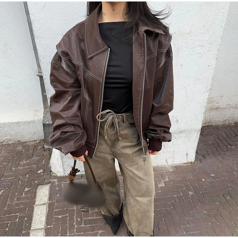 Jaidyn - Oversized-bomberka dla kobiet