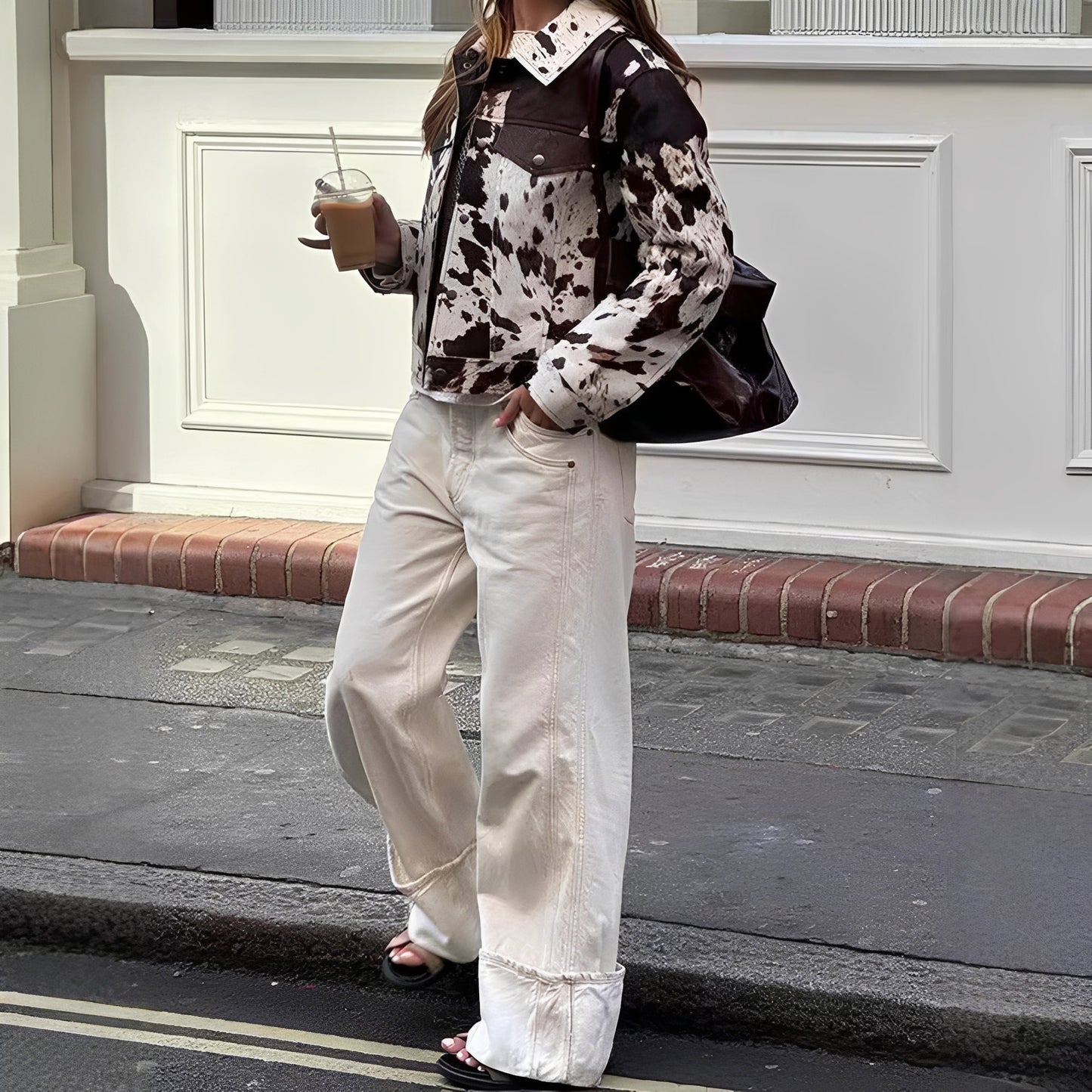 Beatrice - Stylowa kurtka z wzorem dla kobiet