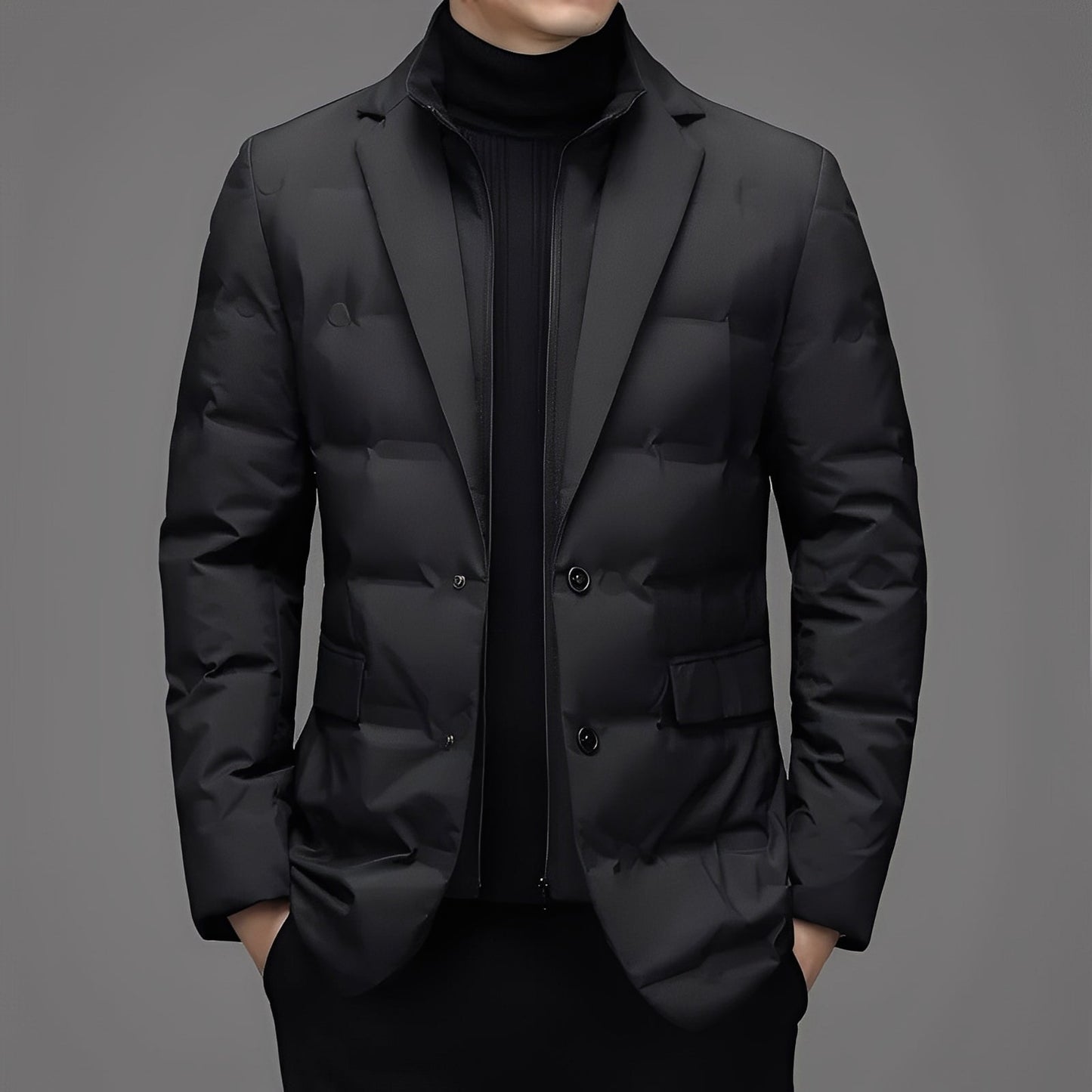 Matthew - Nowoczesna puchowa parka męska