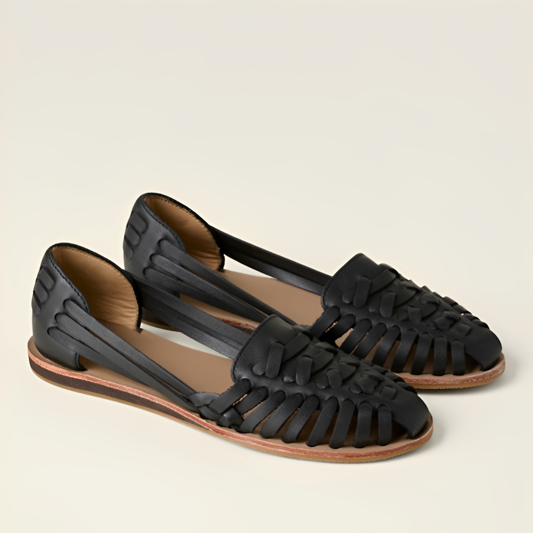 Gloria - Luźne retro-sandały dla kobiet