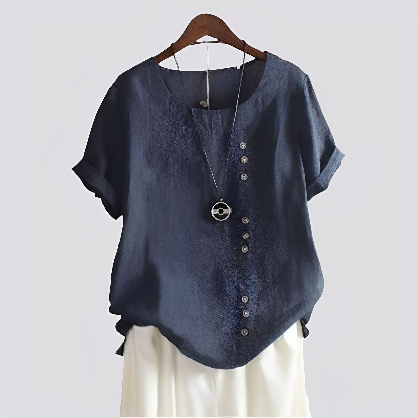 Isabelle - Wygodna koszulka z krótkimi rękawami dla kobiet