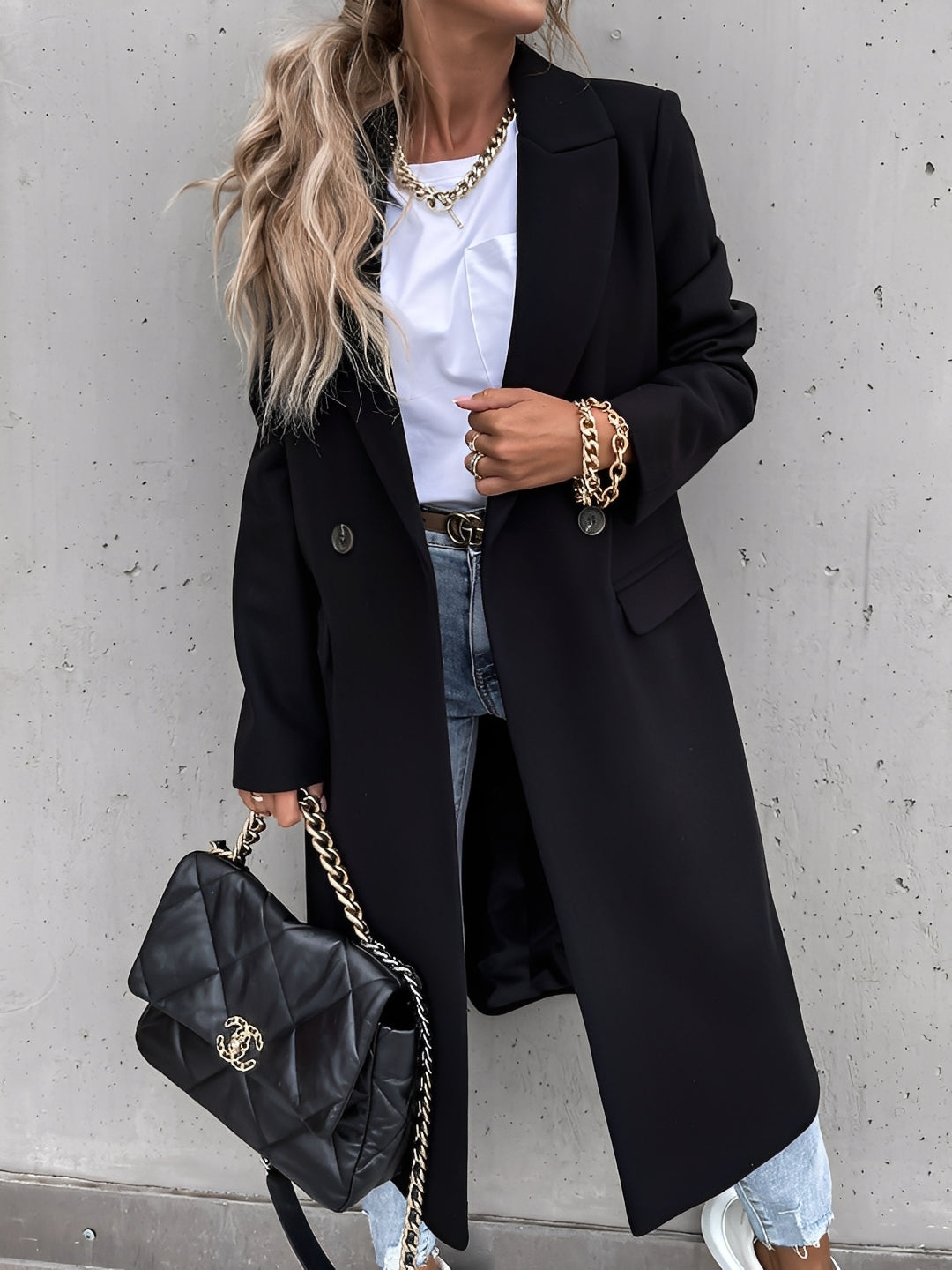 Moriah - Stylowy i ciepły płaszcz damski z wełny