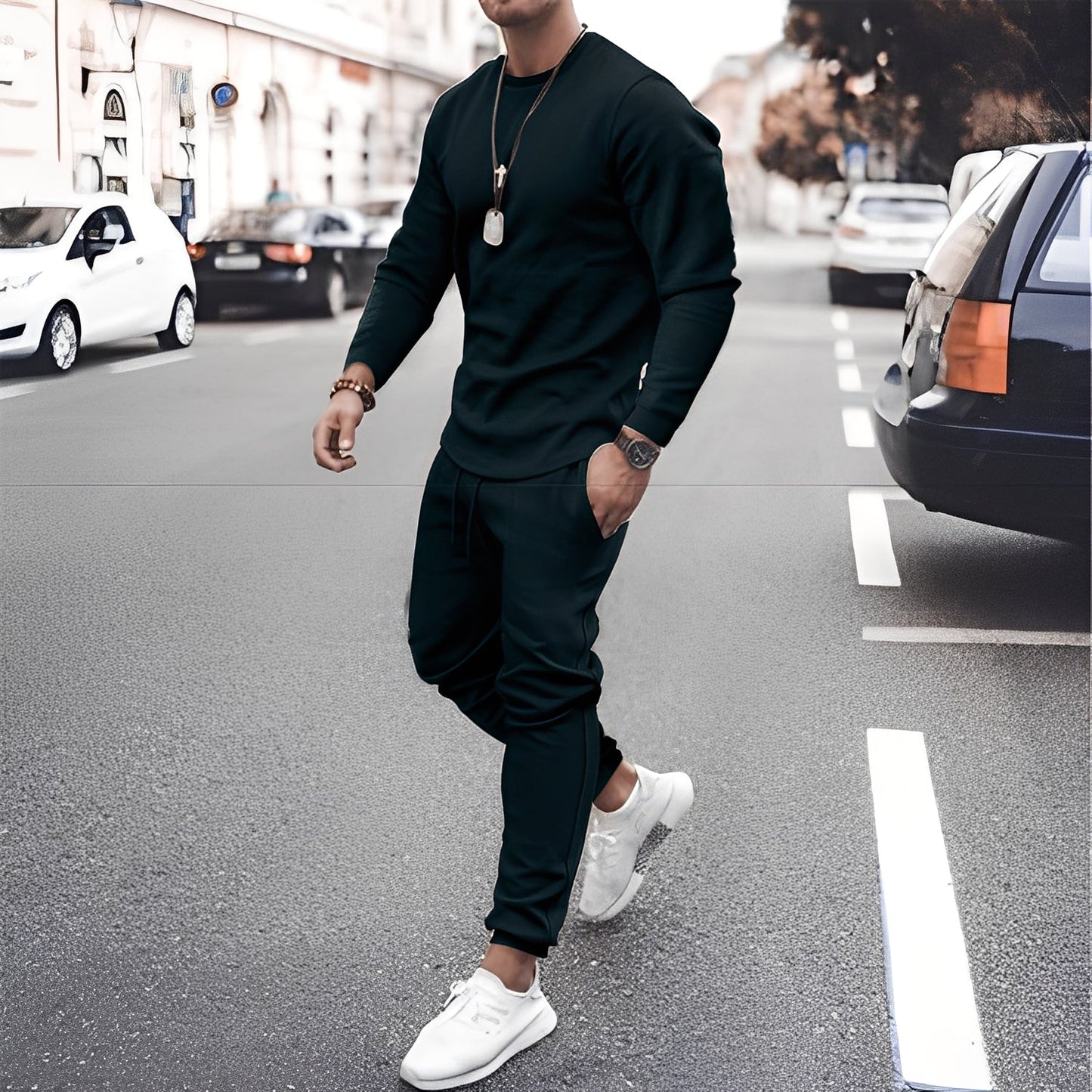 Dwayne - Modny męski zestaw dresowy