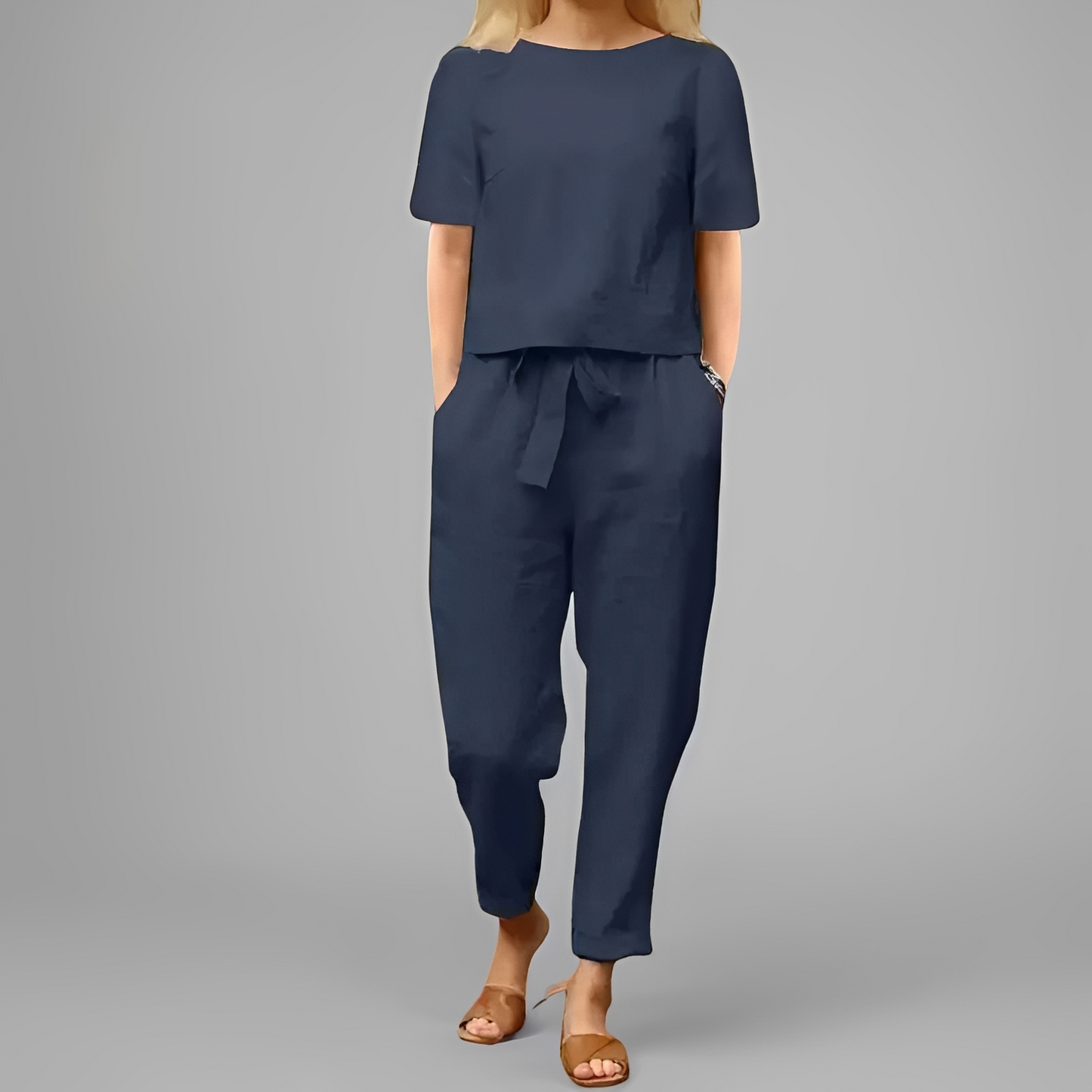 Andréana - Stylowy komplet z kombinezonem dla kobiet