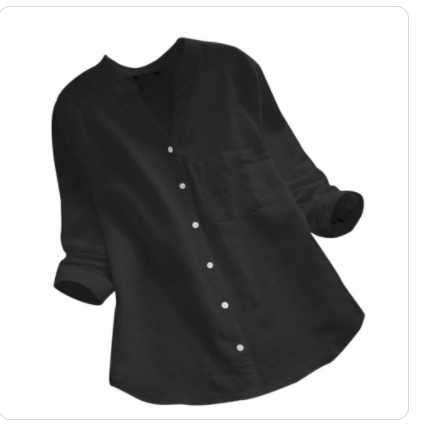 Venetia - Luźna koszula z lnu i bawełny