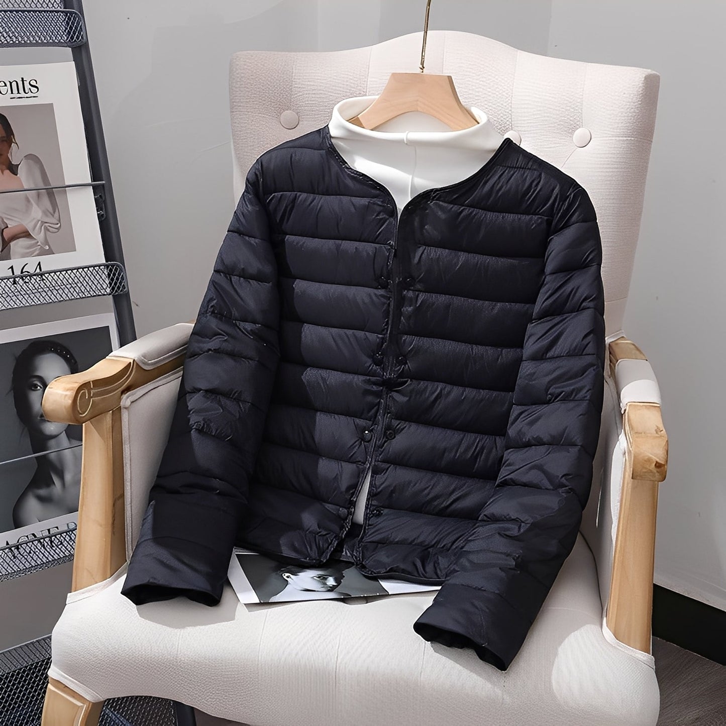 Ramona - Luźna, lekka damska kurtka puchowa