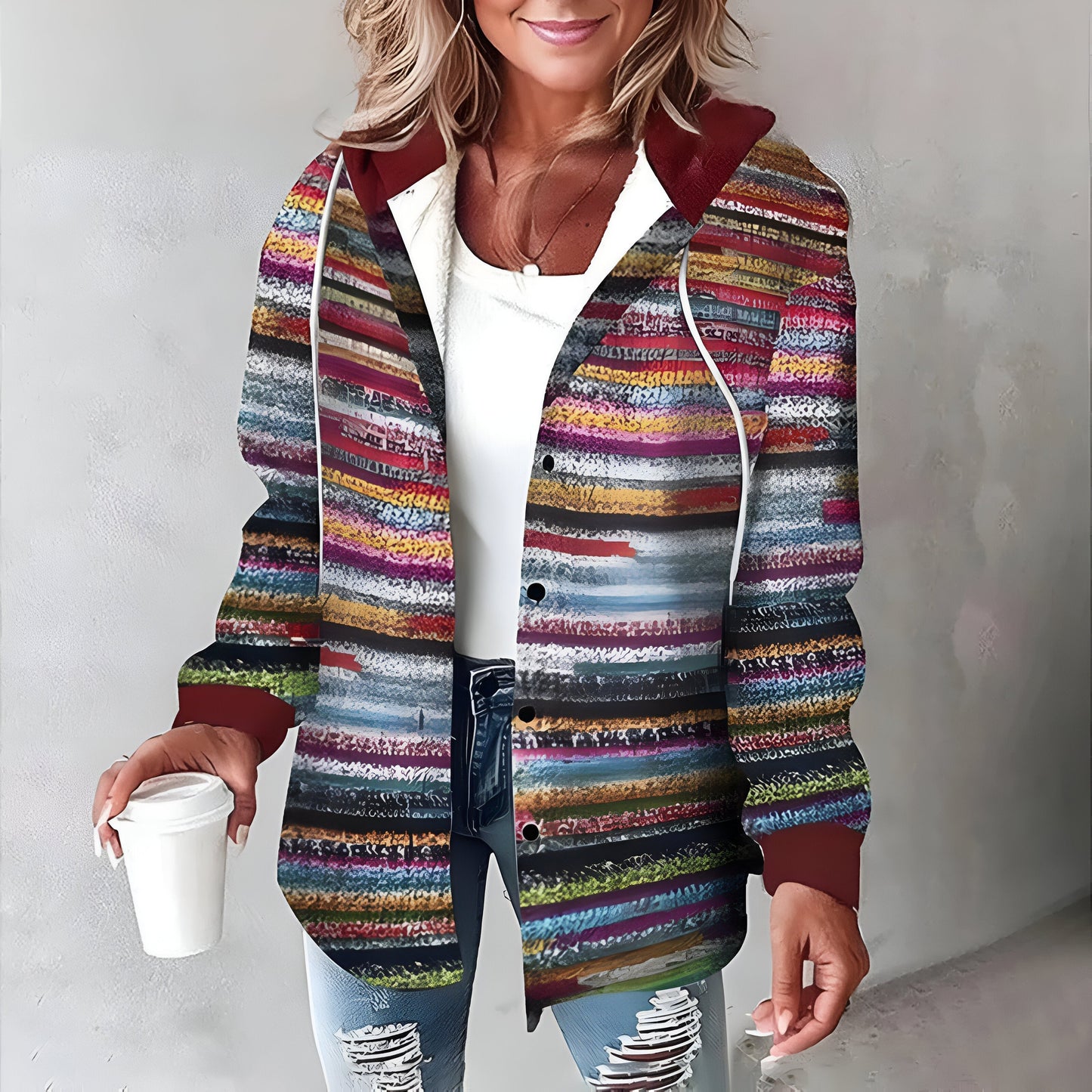 Valeria – Przytulna Luźna Kurtka