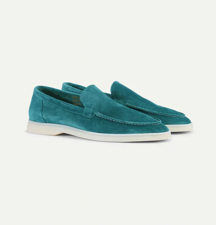 Lorenzo – Klasyczne zamszowe loafers dla mężczyzn