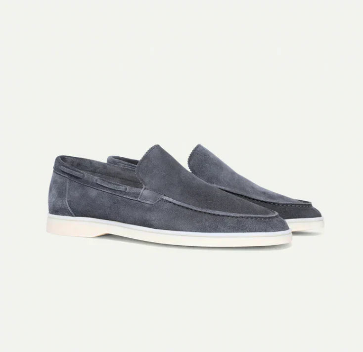 Lorenzo – Klasyczne zamszowe loafers dla mężczyzn