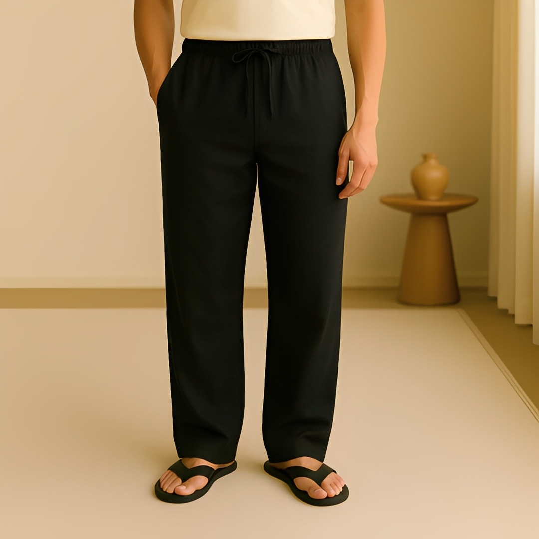 Jesriel - Wygodne spodnie z prostymi nogawkami dla mężczyzn