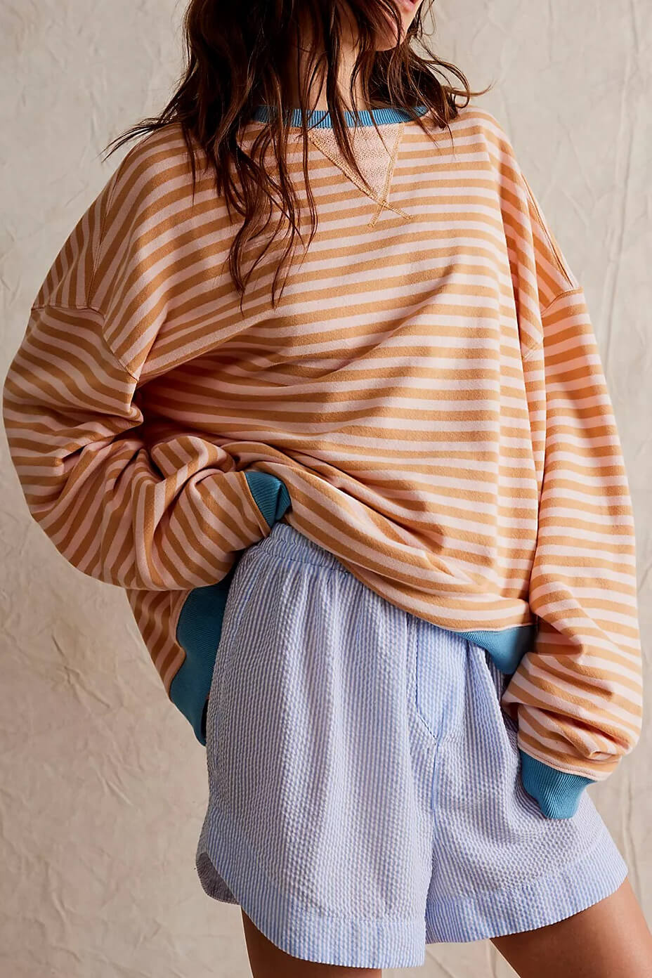 Monika – Sweter w Paski dla Kobiet