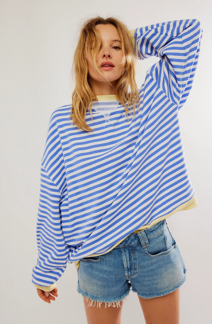 Monika – Sweter w Paski dla Kobiet