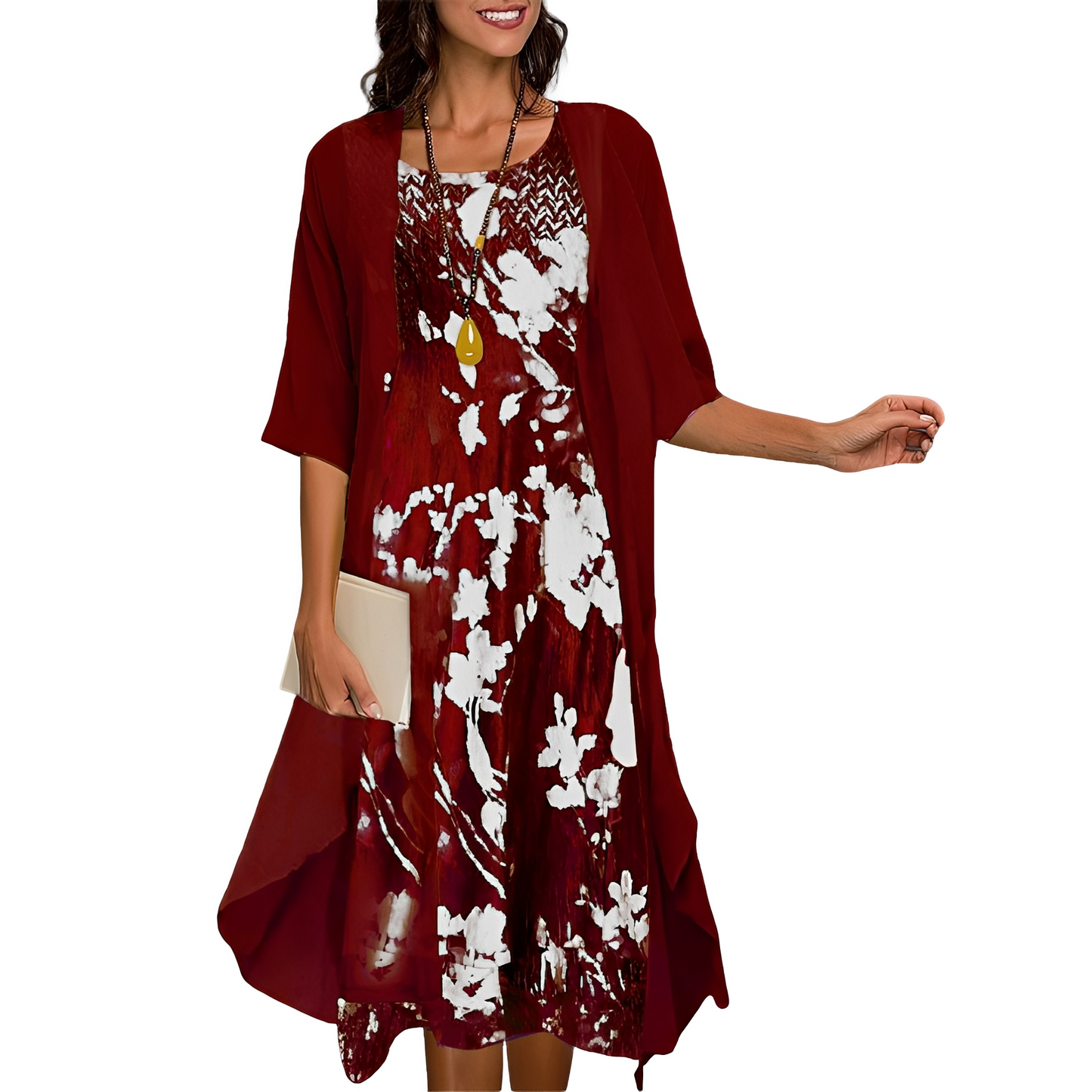 Hennie - Stylowa dwuczęściowa sukienka dla kobiet