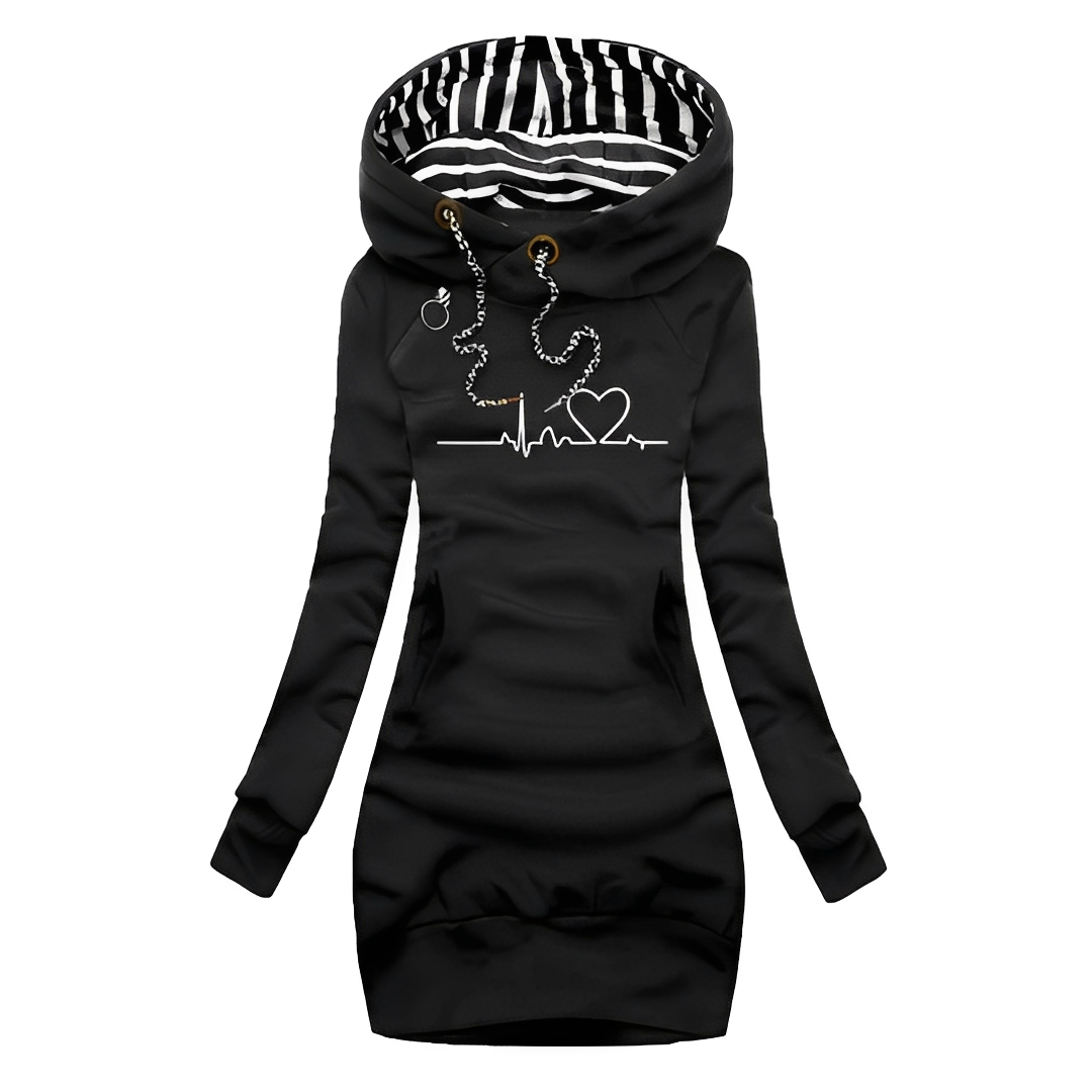 Amandine - Komfortowa sukienka sweterkowa dla kobiet