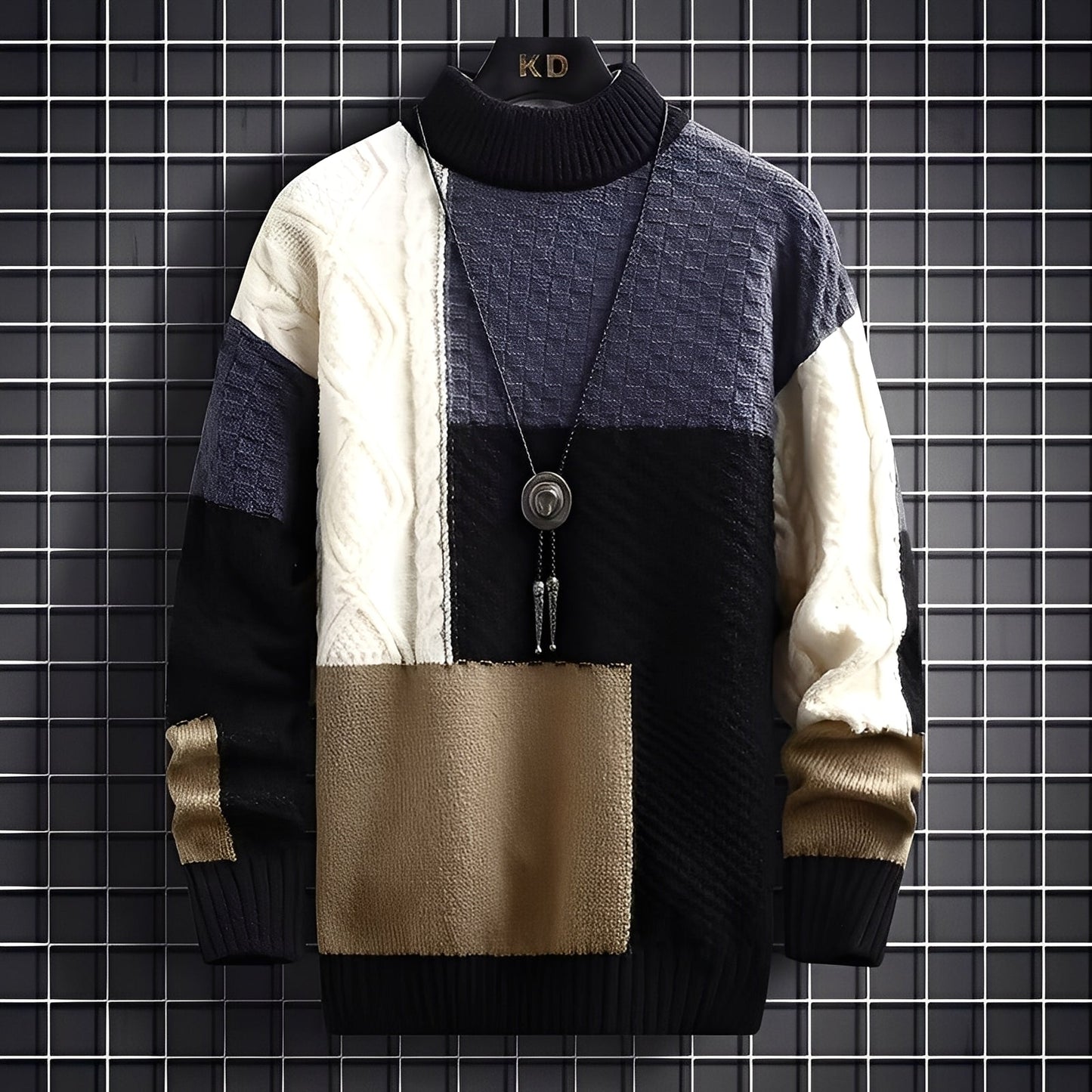 Eugene - Trendy, luźny sweter dla mężczyzn