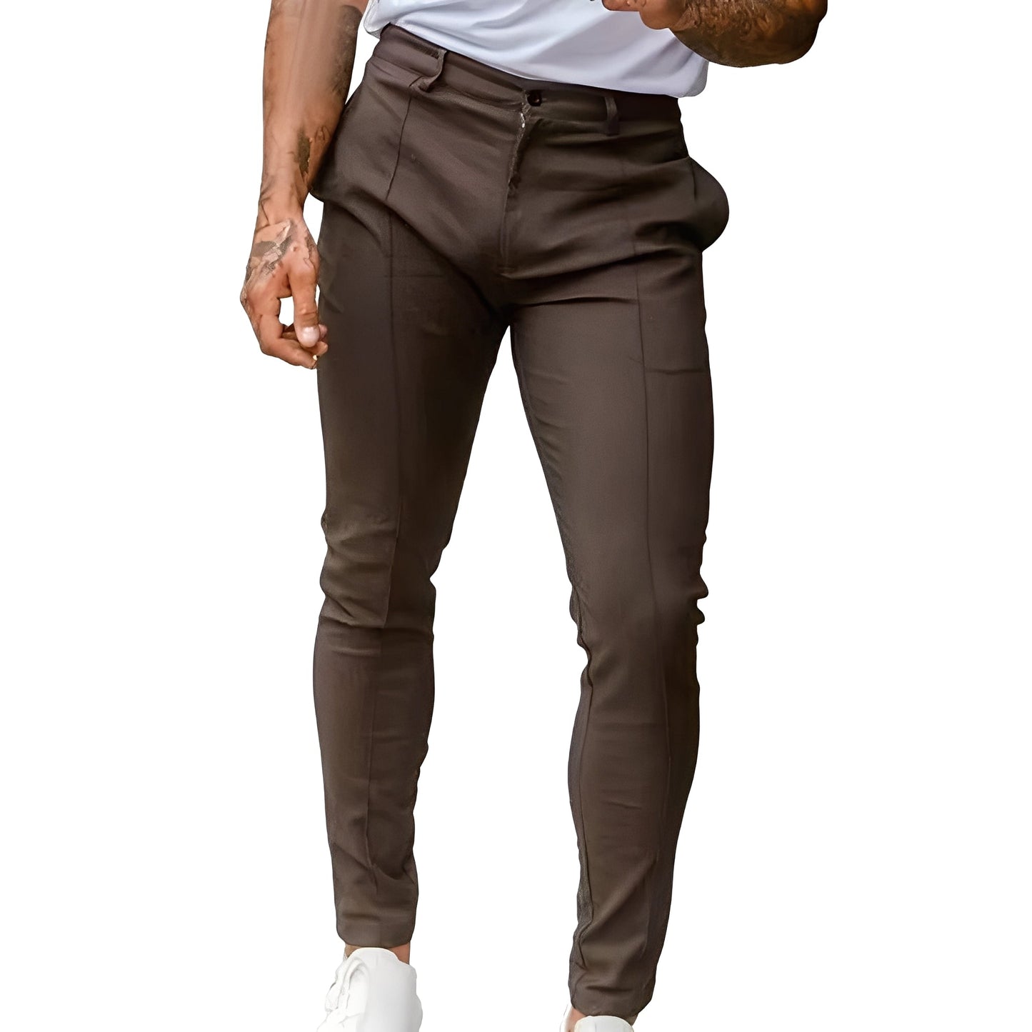 Stuart - Luźne spodnie Slim-Fit dla mężczyzn