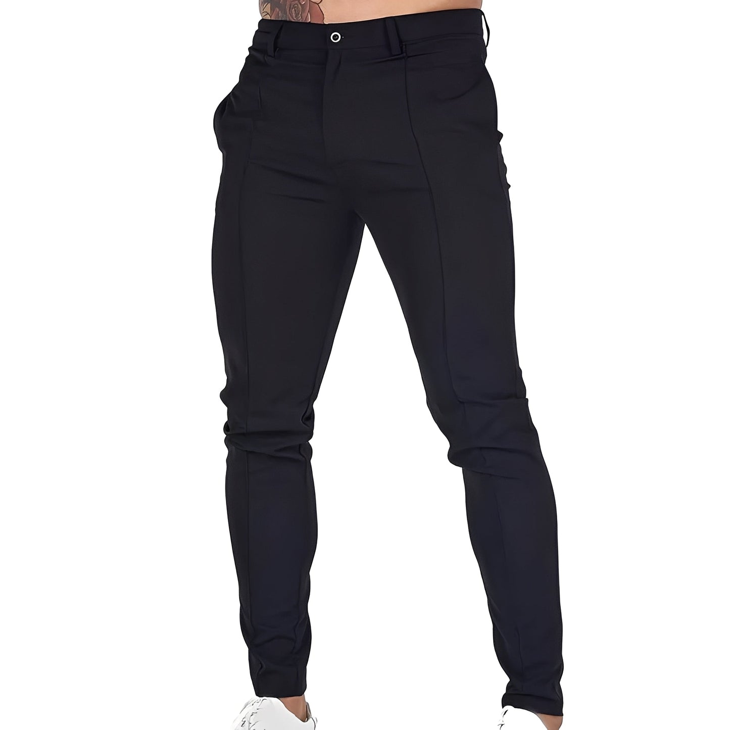 Stuart - Luźne spodnie Slim-Fit dla mężczyzn