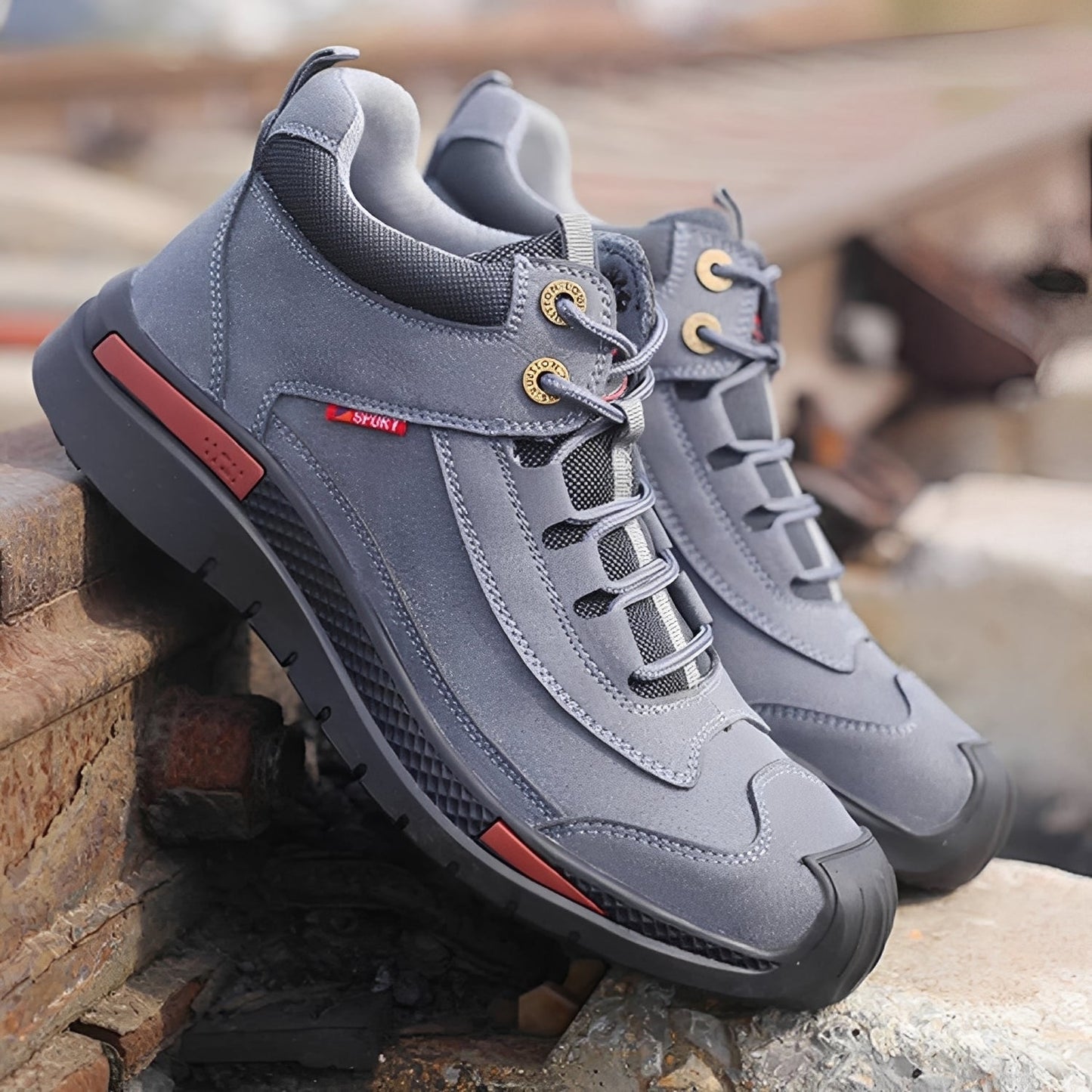 Patrick - Wodoodporne buty trekkingowe z metalowym noskiem dla mężczyzn