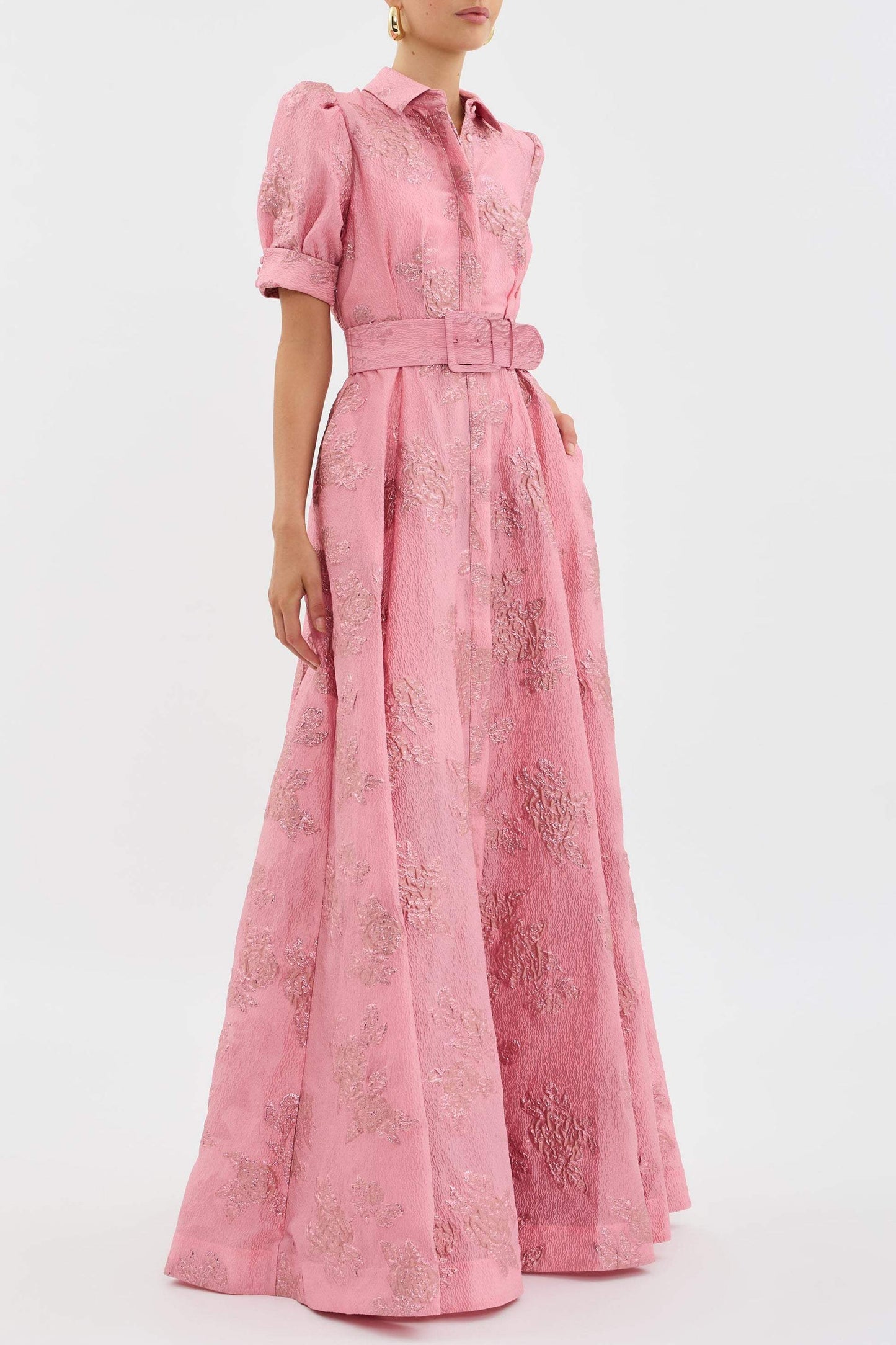 Sansa - Sukienka z Bufkami Damska, Krótka i Elegancka