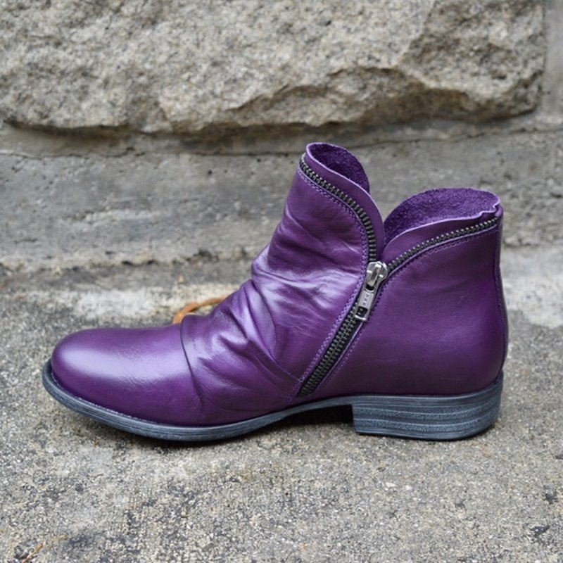 Hina - Modne Damskie Skórzane Buty