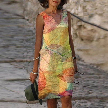 Roxy - Elegancka sukienka w żywych kolorach