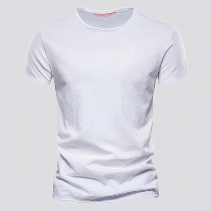 Shawn - Luźny, wygodny T-shirt z okrągłym dekoltem dla mężczyzn