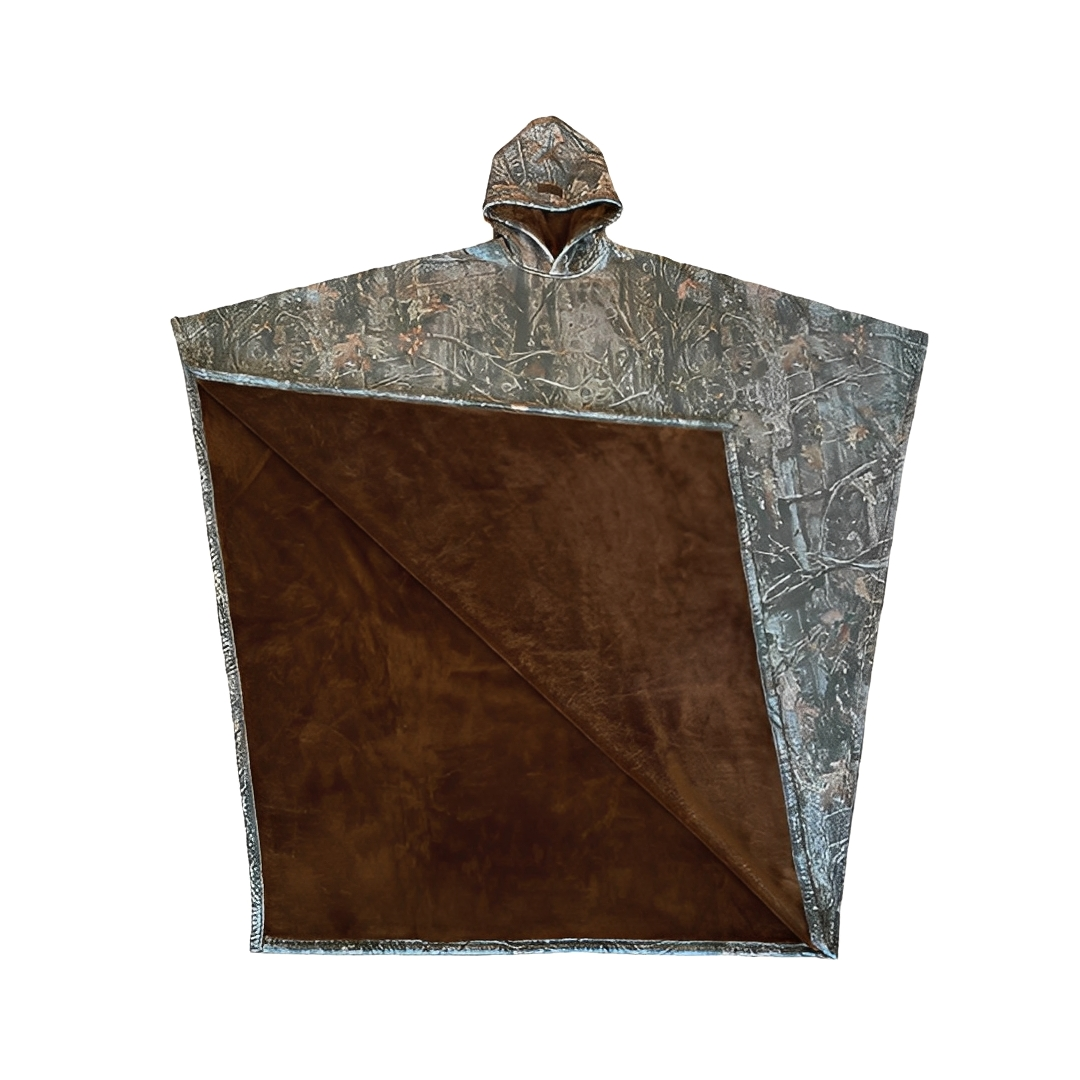 Bénédicto - Przytulny i ciepły koc z kapturem dla mężczyzn