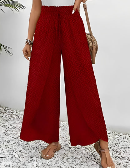 Hannah - Stylowe, płynące etno-spodnie dla dam