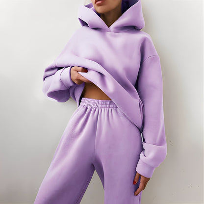 Wenona - Komfortowy damski komplet z kapturem