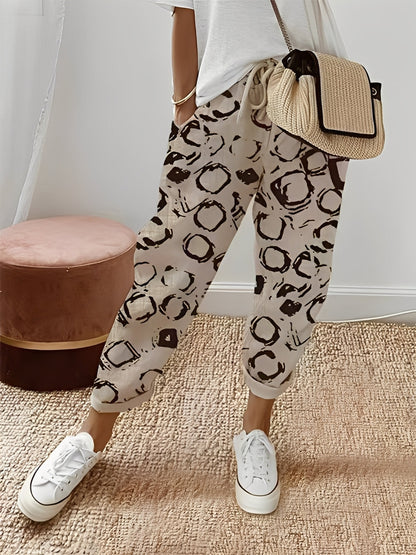 Amélia - Eleganckie bawełniane spodnie dla kobiet