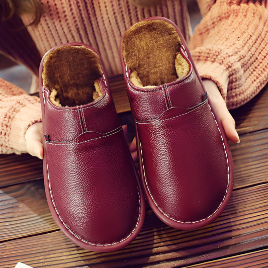 Jasper - Męskie kapcie z futerkiem, luźne