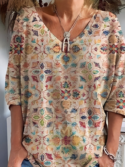 Molly - Stylowa bluzka z długim rękawem dla kobiet