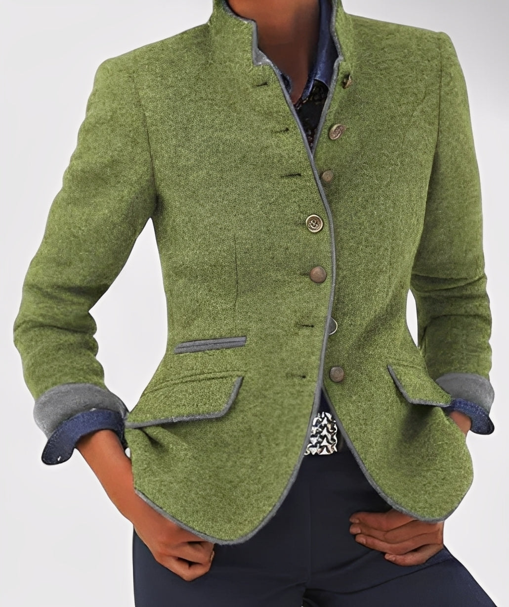 Kaelyn - Modna rekreacyjna kurtka z kieszeniami dla kobiet