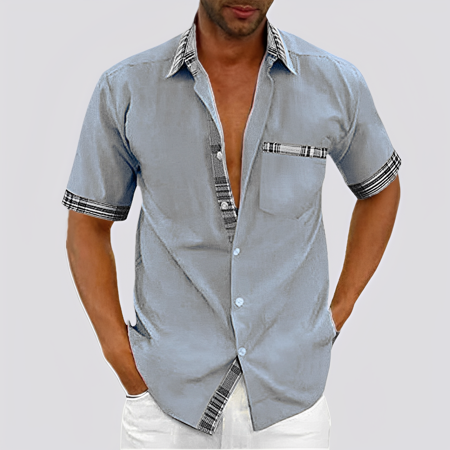 Matt - Stylowa koszula z krótkim rękawem dla mężczyzn