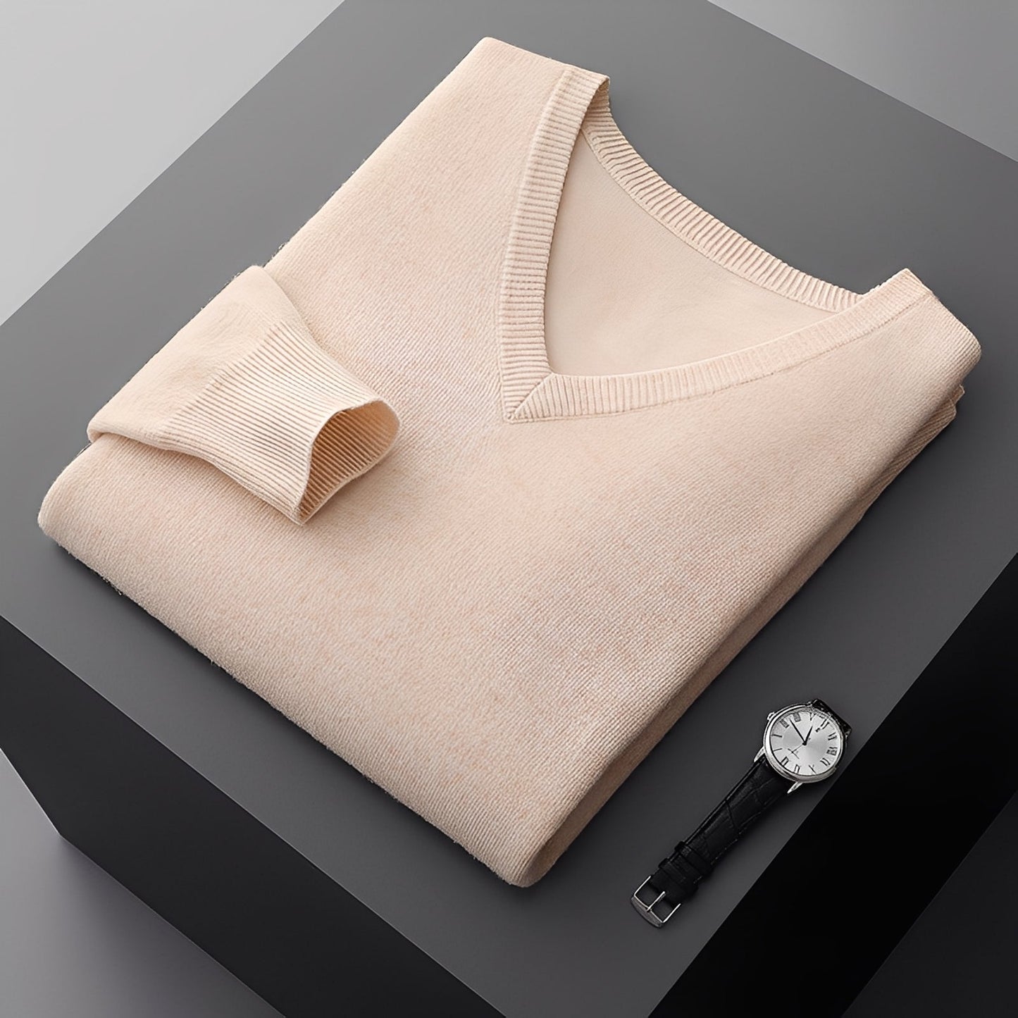 Myron - Tradycyjny kaszmirowy sweter dla mężczyzn