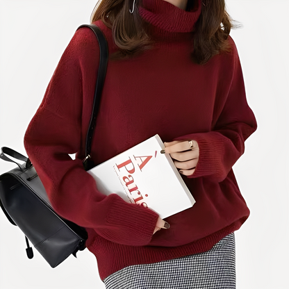 Amilia - Modny, luźno dopasowany golf dla kobiet